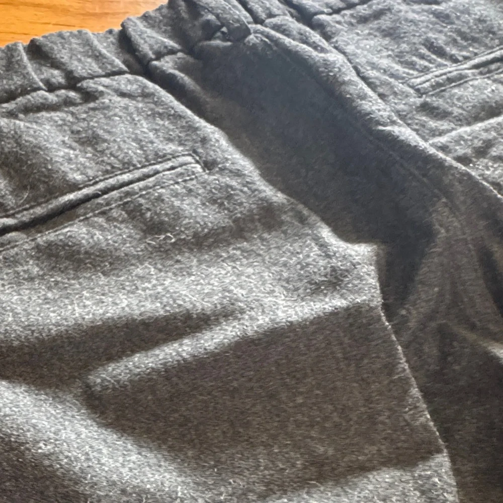 Giorgio Armani Wool Black Casual Jogger Pants